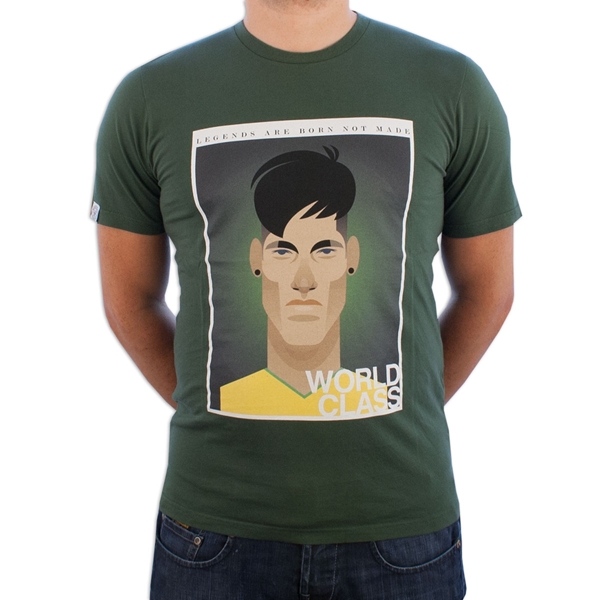 Image de World Class Collective - T-shirt Neymar Legend - Vert