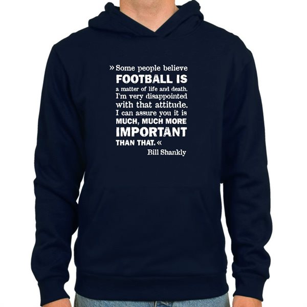 Image de Spielraum - Bill Shankly Hoodie - Navy