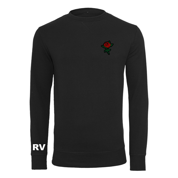 Image de Rugby Vintage - Angleterre Rose Light Sweatshirt - Noir