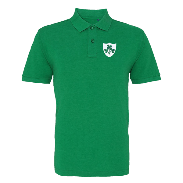 Image de Rugby Vintage - Polo Irlande années 1970 - Vert