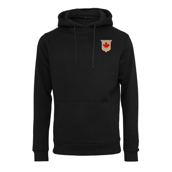 Image de Rugby Vintage- Sweat A Capuche Canada - Noir