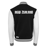 Image de Rugby Vintage - Sweat College Jacket Nouvelle-Zélande - Noir/ Noir