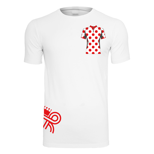 Image de Heurtefeu - Polka Dot Stretch T-Shirt - Blanc