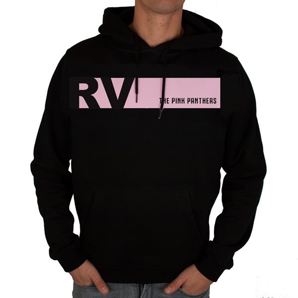 Image de Rugby Vintage- Sweat A Capuche Colour Banner The Pink Panthers- Noir/Rose