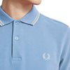 Fred Perry - Twin Tipped Polo Shirt - Sky Blue