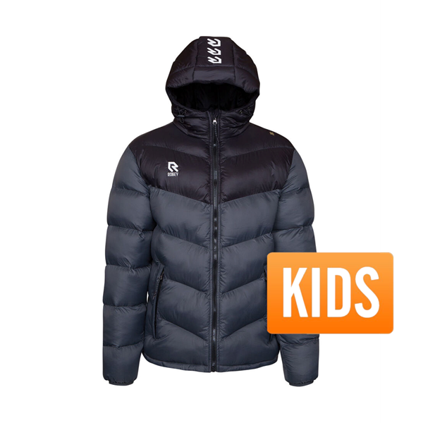 Robey - Performance Padded Jacket - Black/ Grey - Kids