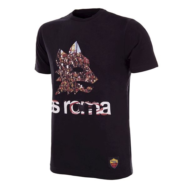AS Roma Supporter T-Shirt - Black