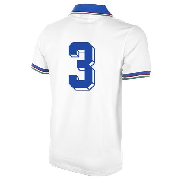 COPA Football - Italy Away Retro Shirt WC 1982 + Number 3