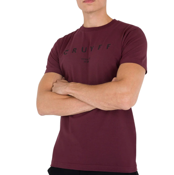 Cruyff - Lux T-Shirt - Burgundy