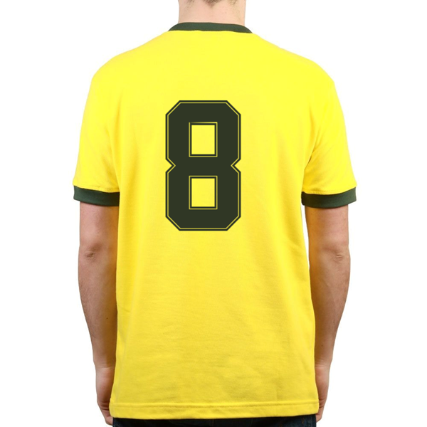 Brazil Retro Shirt World Cup 1982 + Number 8 (Socrates)