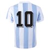 Argentina Retro Football Shirt World Cup 1982 + Number 10 (Maradona)