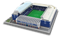 Everton Goodison Park Stadium - 3D Puzzle