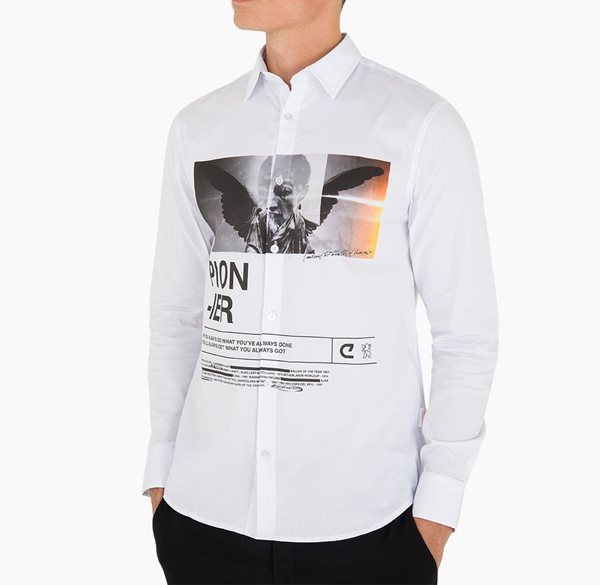 Cruyff - Siva Printed Shirt - White