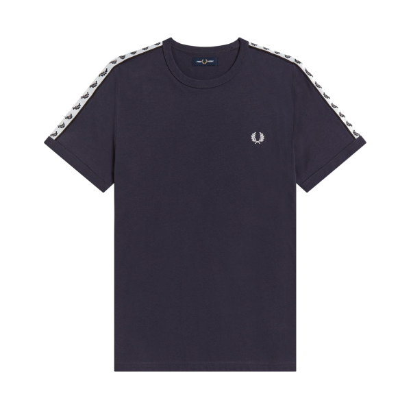 Fred Perry - Taped Ringer T-Shirt - Dark Graphite