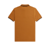 Fred Perry - Twin Tipped Polo Shirt - Dark Caramel/ Black