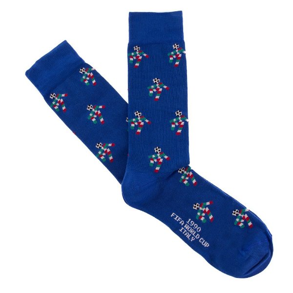 COPA Football - Italy World Cup 1990 Mascot Casual Socks - Blue