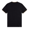 Fred Perry - Twin Tipped T-Shirt - Black/ Shaded Stone