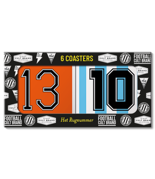 FC Kluif - The Backnumber Coasters (6 Pieces)