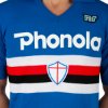 Sampdoria Official Retro Voetbalshirt 1986-1987 + Nummer 10 (Mancini)