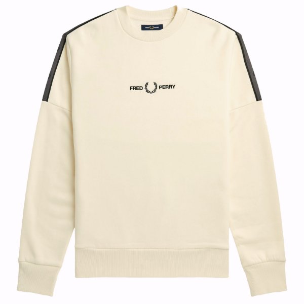 Fred Perry Crew Neck Sweater - Ecru