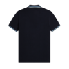 Fred Perry - Twin Tipped Polo Shirt - Navy/ Soft Blue/ Silver Blue