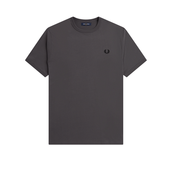 Fred Perry - Ringer T-Shirt - Gunmetal