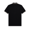 Fred Perry - Twin Tipped Poloshirt - Black/ Snow White/ Warm Stone