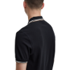 Fred Perry - Twin Tipped Poloshirt - Black/ Snow White/ Warm Stone