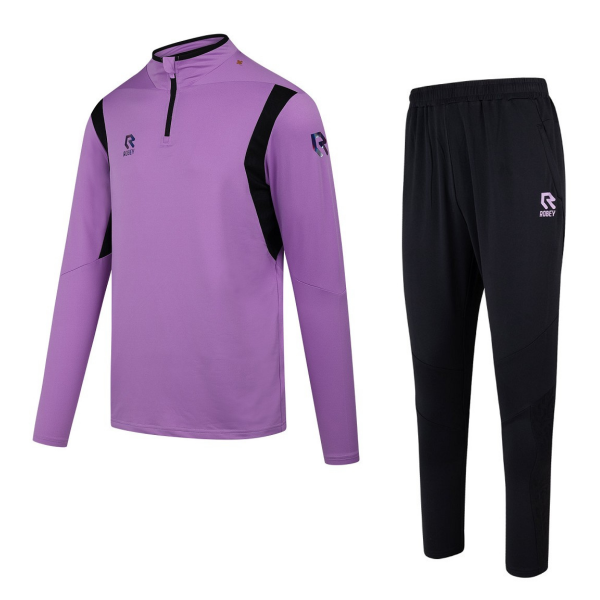 Robey - Playmaker Half-Zip Trainingspak - Lila/ Zwart