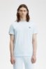 Image de Fred Perry - T-Shirt Contrast Tape Ringer - Bleu Clair