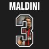 Image de FC Eleven - T-shirt Il Capitano Maldini - Noir