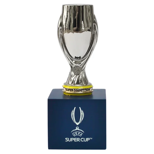 UEFA Super Cup Trofee Replica op Display Stand (7 cm)