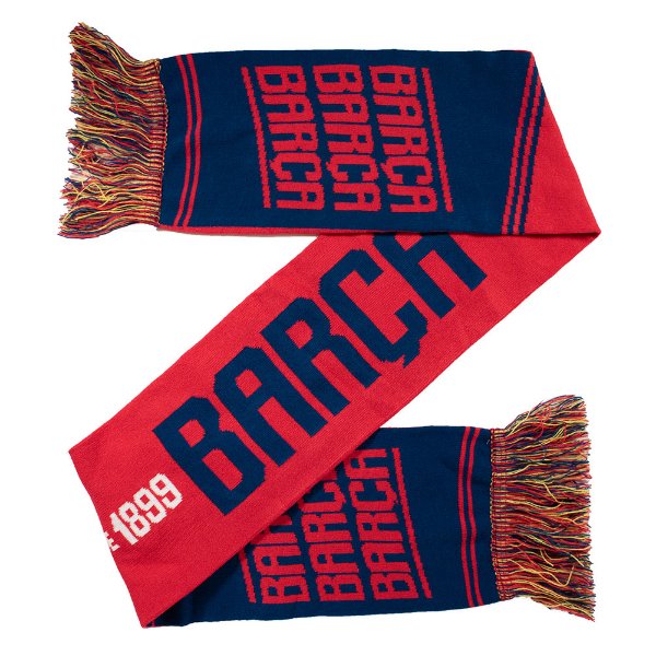 FC Barcelona 'Barca' Scarf - Blue/ Red